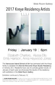 Kreye Residency Artists 2017